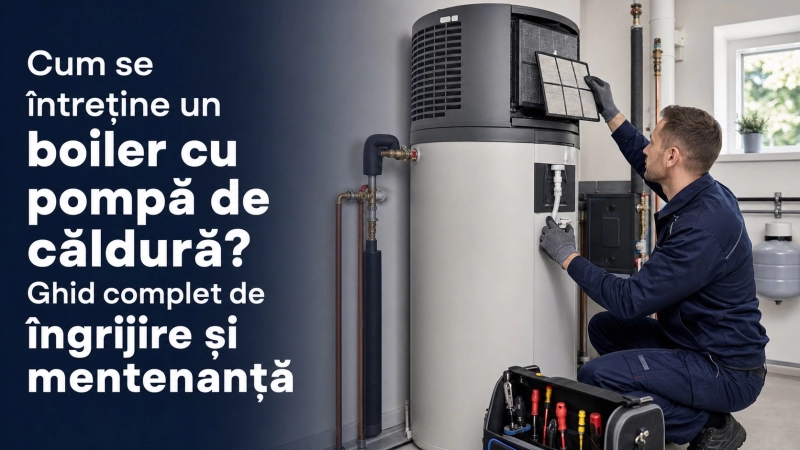 Cum se întreține un boiler cu pompă de căldură? Ghid complet de îngrijire și mentenanță